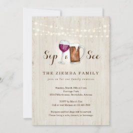 Invitación a una reunión familiar divertida