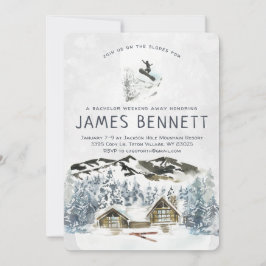 Invitación a viaje de esquí de fin de semana para