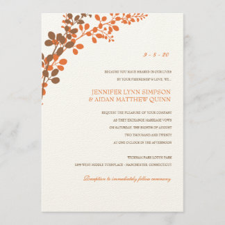 Invitación a vinos exquisitos (bronce y Naranja)