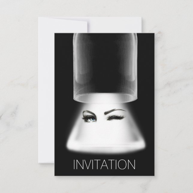 Invitación a Vip Fiesta de chica Night Out (Anverso)