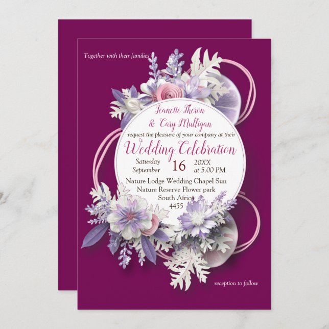 Invitación a Viva Magenta 2023 (Anverso / Reverso)