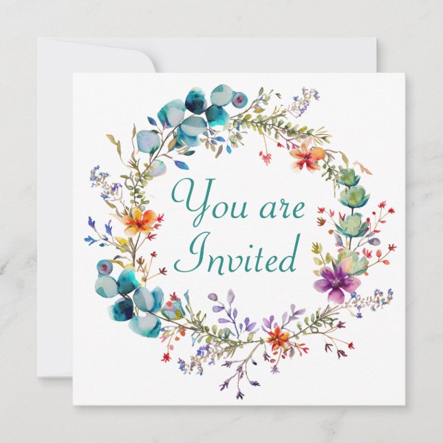 Invitación a Wedding Shower (Anverso)