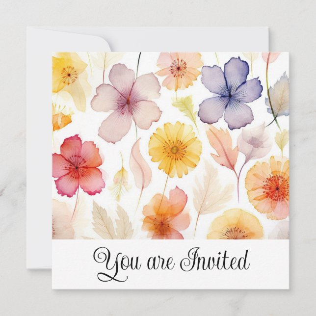 Invitación a Wedding Shower (Anverso)