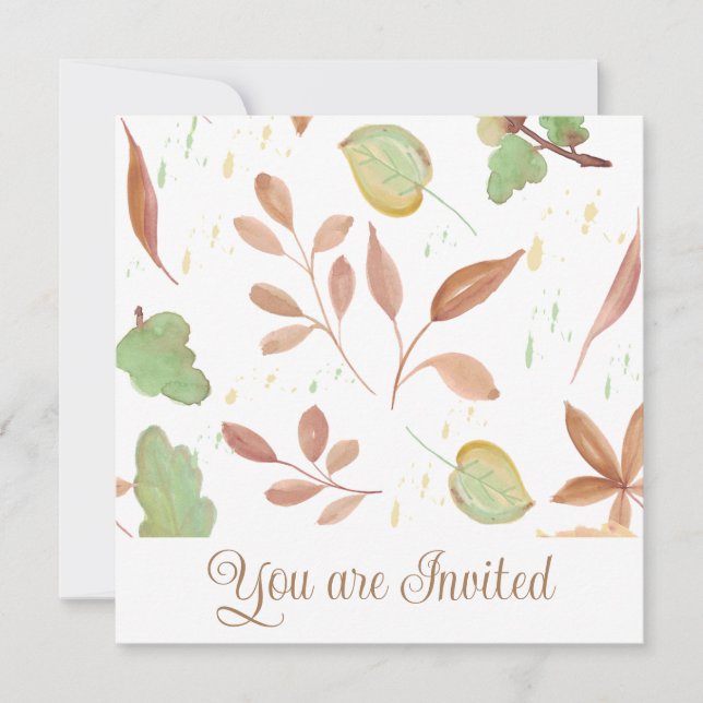 Invitación a Wedding Shower (Anverso)