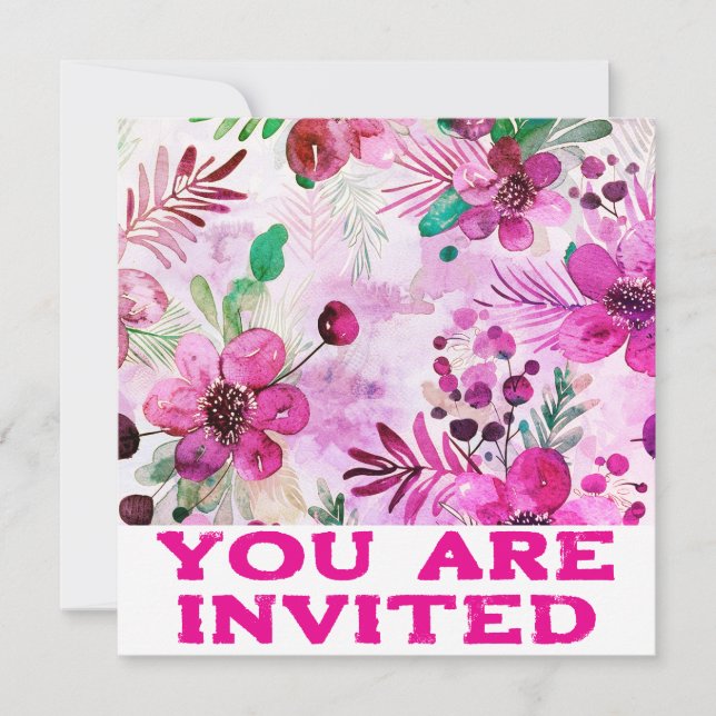 Invitación a Wedding Shower (Anverso)