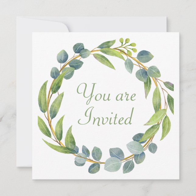 Invitación a Wedding Shower (Anverso)