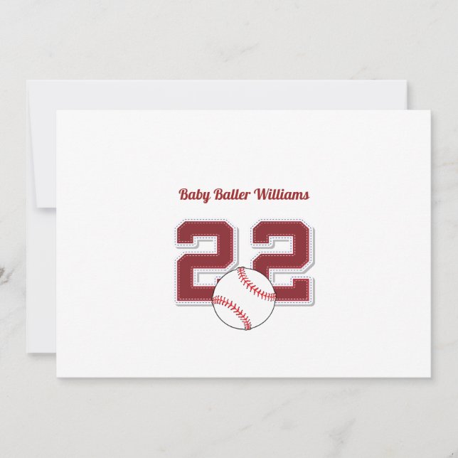 Invitación a Williams de Baby Baller (Anverso)