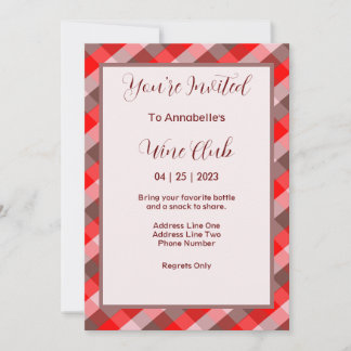 Invitación a Wine Club