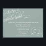 Invitación a Winter Wonderland<br><div class="desc">Invitación a la fiesta de vacaciones en invierno en Wonderland www.blushprintables.com</div>