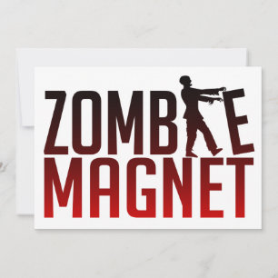 Invitación a ZOMBIE MAGNET, personalizar