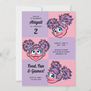 Invitación Abby Cadabby   Cumpleaños de Chicas rosados y mora