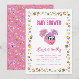 Invitación Abby Cadabby Pink Baby Shower Confetti