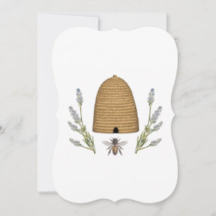 Invitación Abeja de granja de estilo moderno