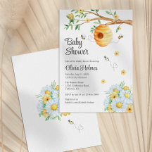 Abeja de miel y Baby Shower de Chamomille