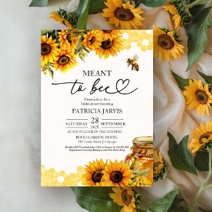 Invitación Abeja Destinada Abridor de Regalos Nupciales Giras