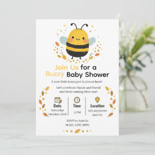 Invitación Abeja Pequeña y Linda