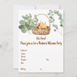 Invitación Abeja Soñolienta