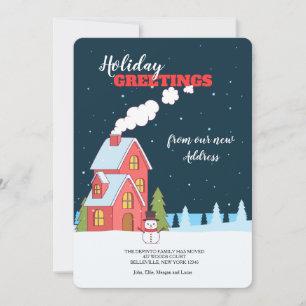 Invitación Abierto de la noche de invierno