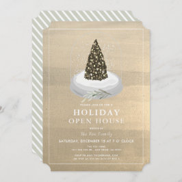 Invitación Abierto de Navidad en el Globe de la Nieve de Navi