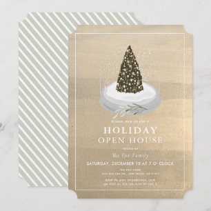 Invitación Abierto de Navidad en el Globe de la Nieve de Navi