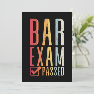 Invitación Abogado Aprobado Examen de la Barra Pasante Gradua