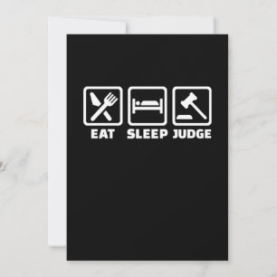 Invitación Abogado Come Duerme Juez
