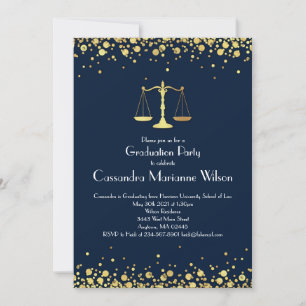 Invitación Abogado de la Facultad de Derecho Partido de Gradu