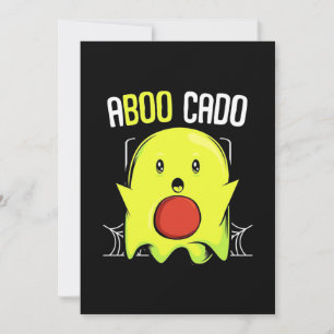 Invitación Aboocado Aguacate Halloween