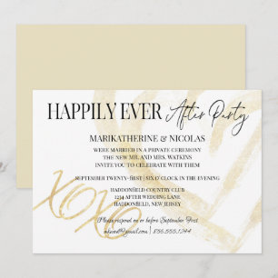 Invitación Abrazos y Besos Felices por Siempre Fiesta de Boda