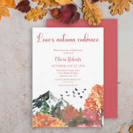 Invitación Abrigo de otoño otoño otoño otoño montaña otoño se