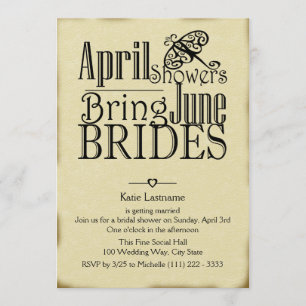 Invitación Abril duchas Novias de junio