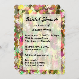 Invitación Abstract Bridal Shower Invite