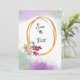 invitación abstracta de boda