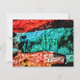 Invitación abstracta de tiras fotográficas de plás