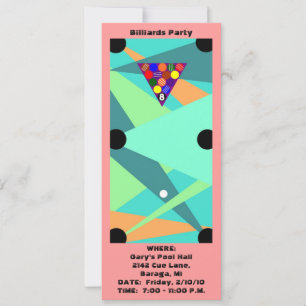 INVITACIÓN abstracta del FIESTA de la mesa de