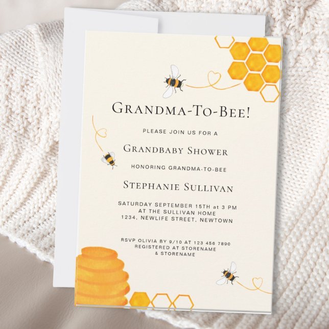 Invitación Abuela Para Ser Baby Shower (Subido por el creador)