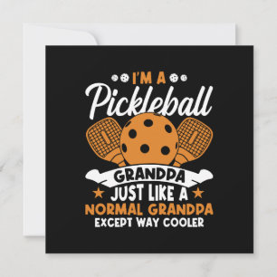 Invitación Abuelo Jugador Genial de Pickleball