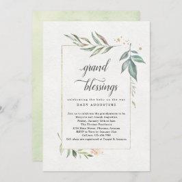 Invitación Abuelos, Abuela, Abuela, Abuelo Baby Shower