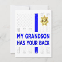 Abuelos Agente de Policía Mi Nieto Tiene Regalo