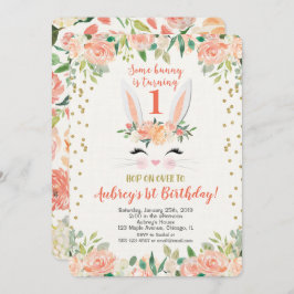 Invitación Abundancia de Pascua invitan a melocotones y crema