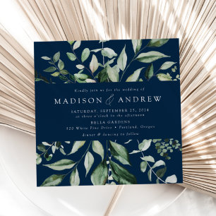 Invitación Abundante Boda de la Plaza Naval de la Verdemia