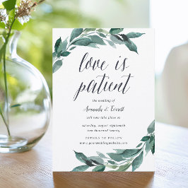 Invitación Abundante de Aplazamiento de Boda Folia