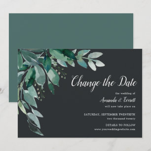 Invitación Abundante de Aplazamiento de Boda Folia