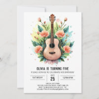Abundante Guitarra Acústica Ballad Cumpleaños