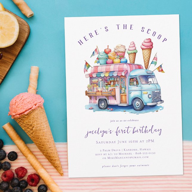 Invitación Acá está el cumpleaños del chico del helado de Sco (Subido por el creador)
