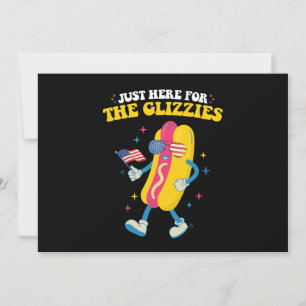 Invitación Acá Para Los Glizzies Graciosos 4 De Julio