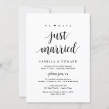 Acabamos de casarnos, fiesta de boda clandestina