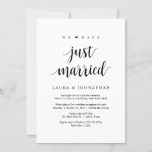 Acabamos de casarnos, fiesta de boda clandestina