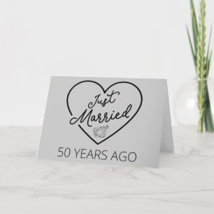 Invitación Acaban de casarse hace 50 años III