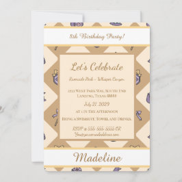 Invitación Academia de Magia de Cumpleaños Personalizada en O